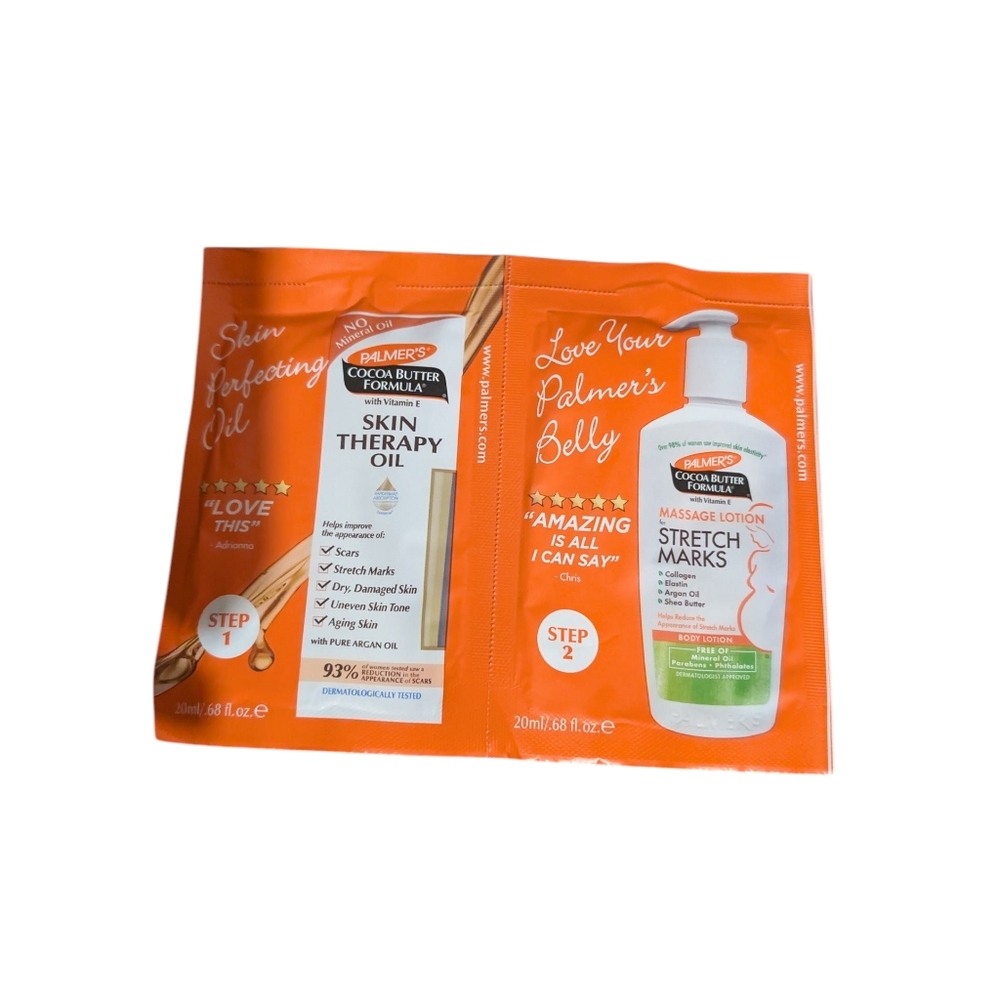12pk Palmers Skin Therapy Oil and Massage Lotion Set - Orange